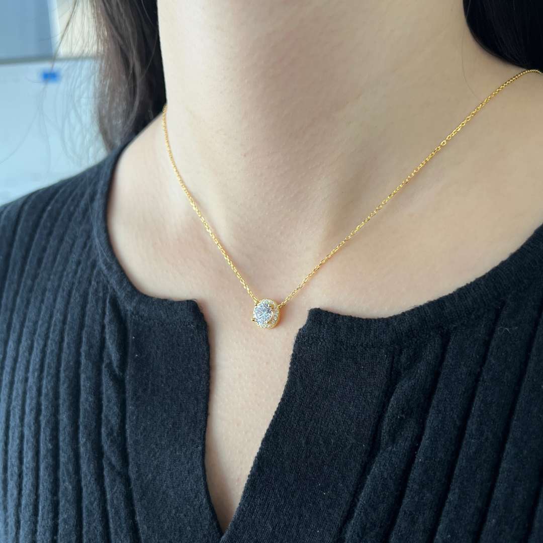 [Oramore Jewelry]Luxurious Round Cut Necklace