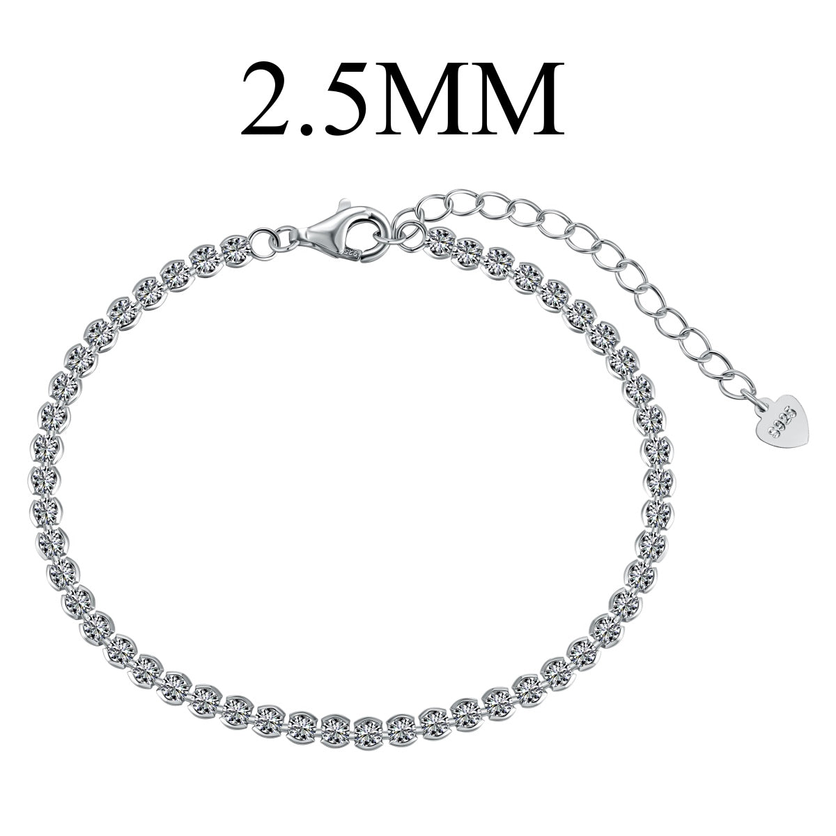 [Oramore Jewelry]Dazzling Sparkling Round Cut Daily Bracelet