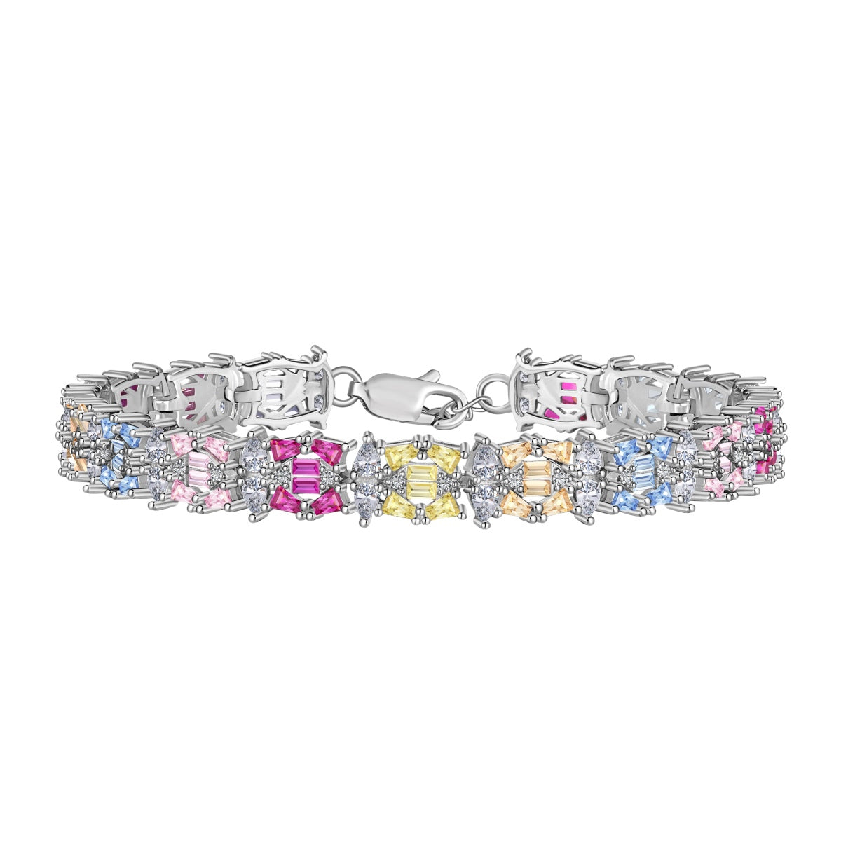 [Oramore Jewelry]Delicate Colorful Multi Cut Party Bracelet