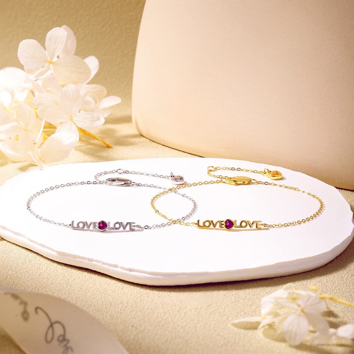 [Oramore Jewelry]Romantic Heart Shape Lover Bracelet
