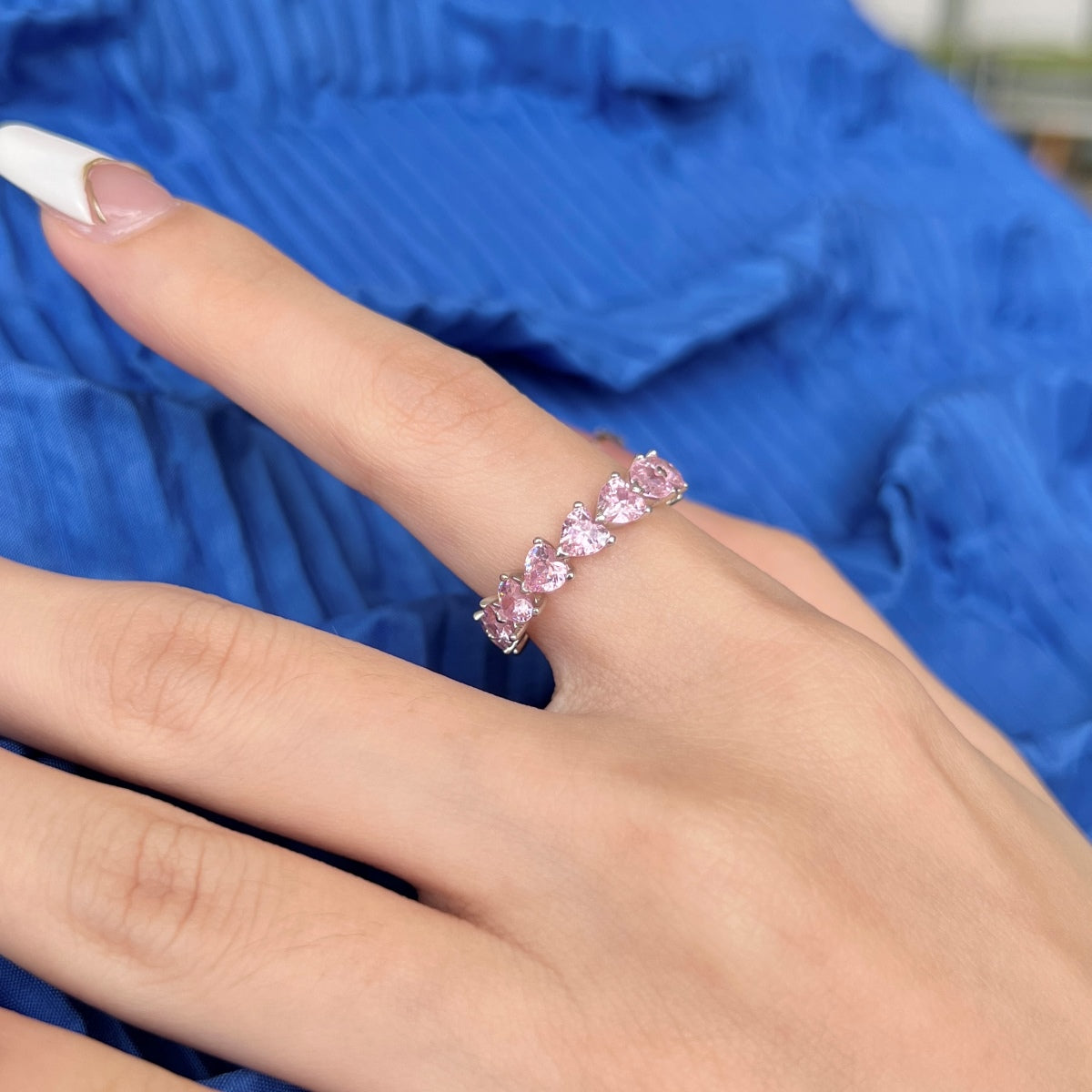 [Oramore  Jewelry]0.25 Carat Radiant Romance Heart Cut Lover Ring