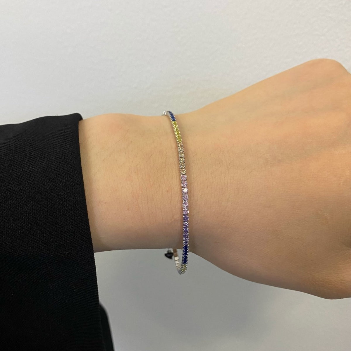 [Oramore Jewelry]Radiant Shinning Princess Cut Tennis Bracelet