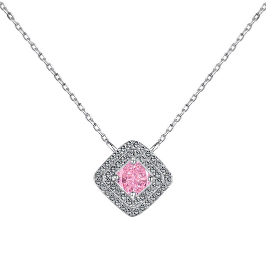 [Oramore Jewelry]Sparkling Asscher Cut Necklace