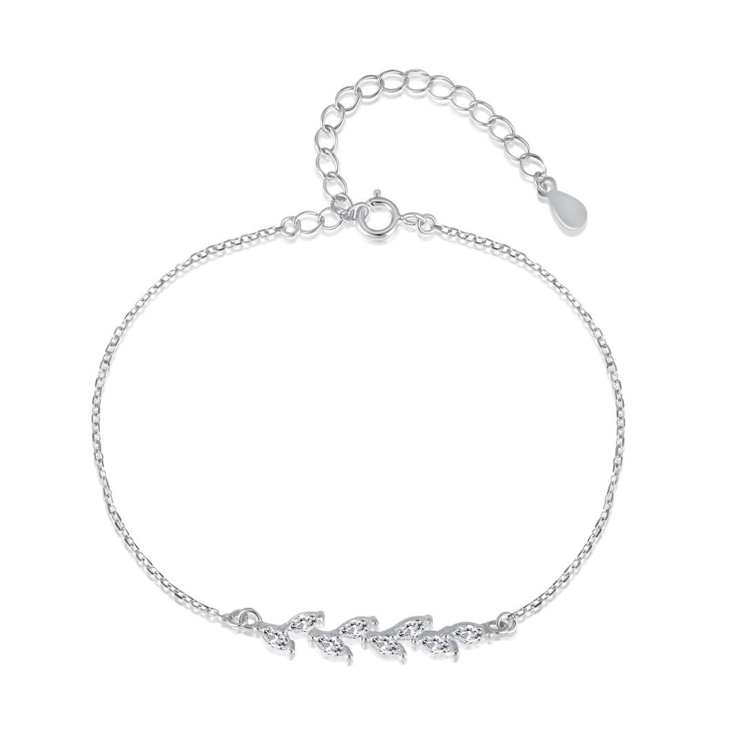 [Oramore Jewelry]Elegant Wheat Leaves Shape Bracelet