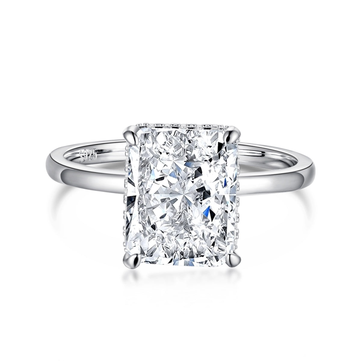 [Oramore Jewelry]4.0 Carat Ornate Enchanting Radiand Cut Banquet Ring