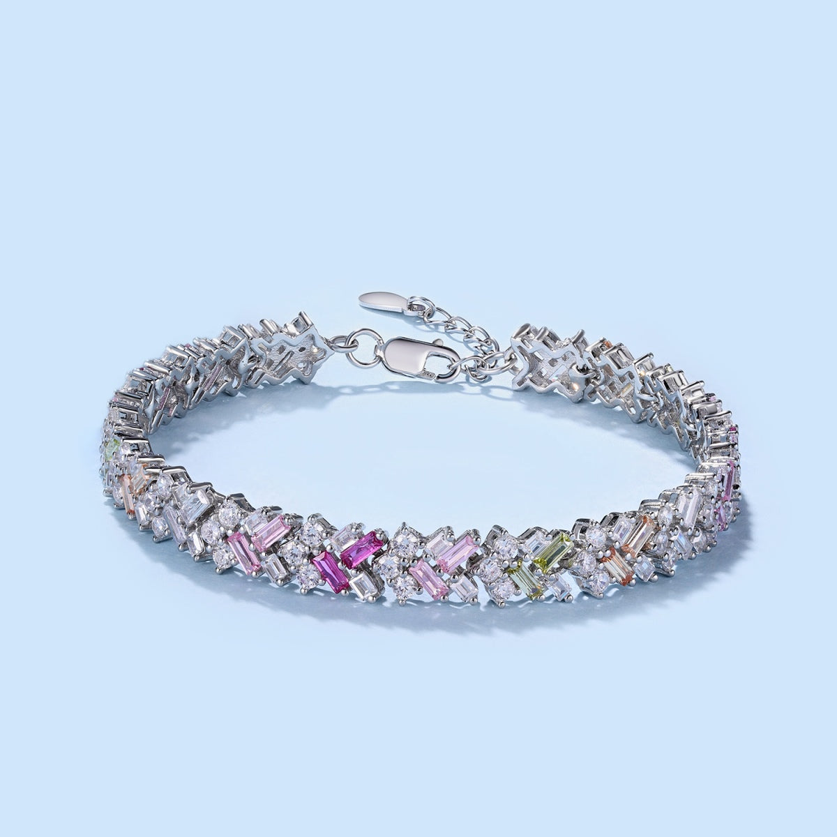 [Oramore Jewelry]Dazzling Unique Multi Shape Daily Bracelet