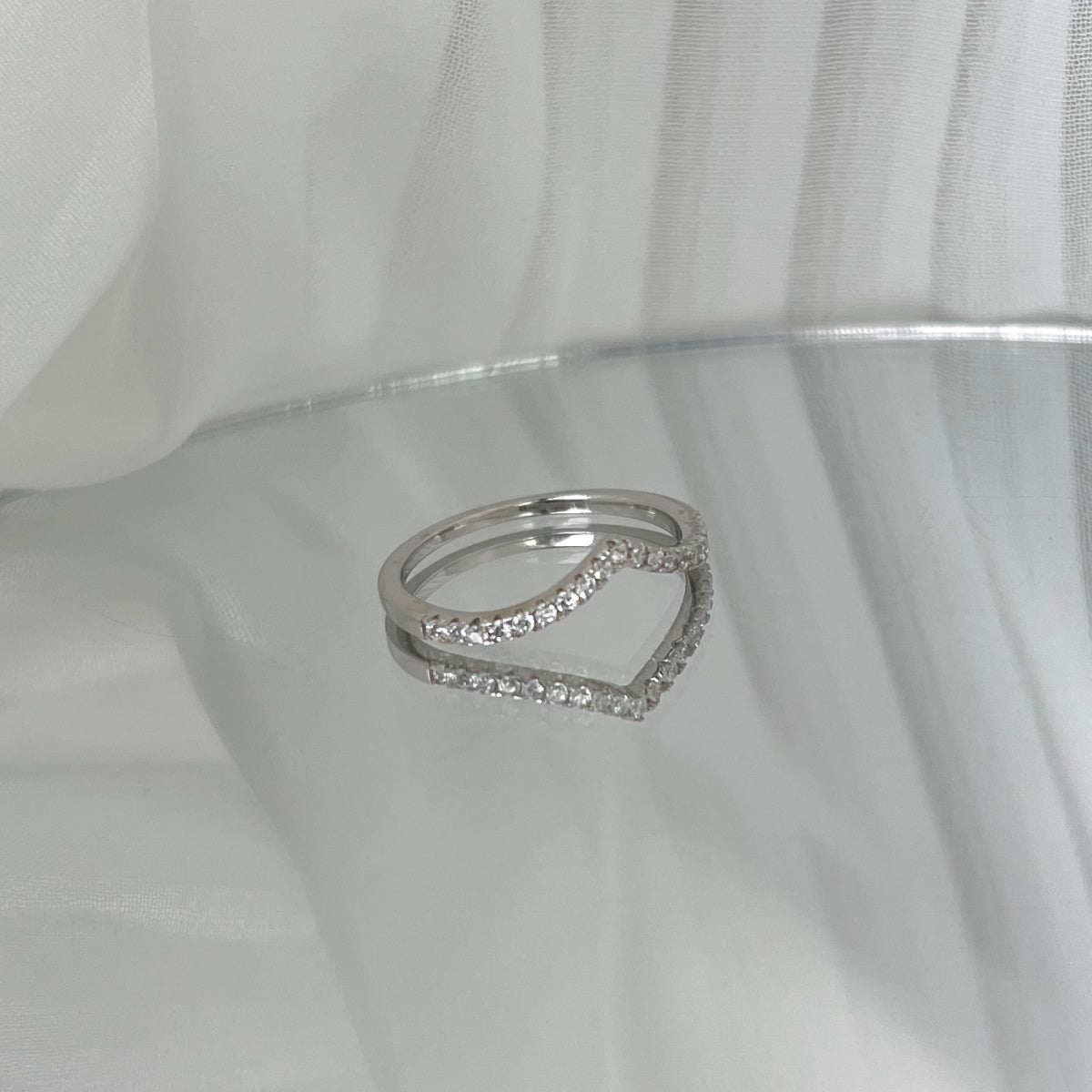 [Oramore  Jewelry]Elaborate Tennis Band Ring