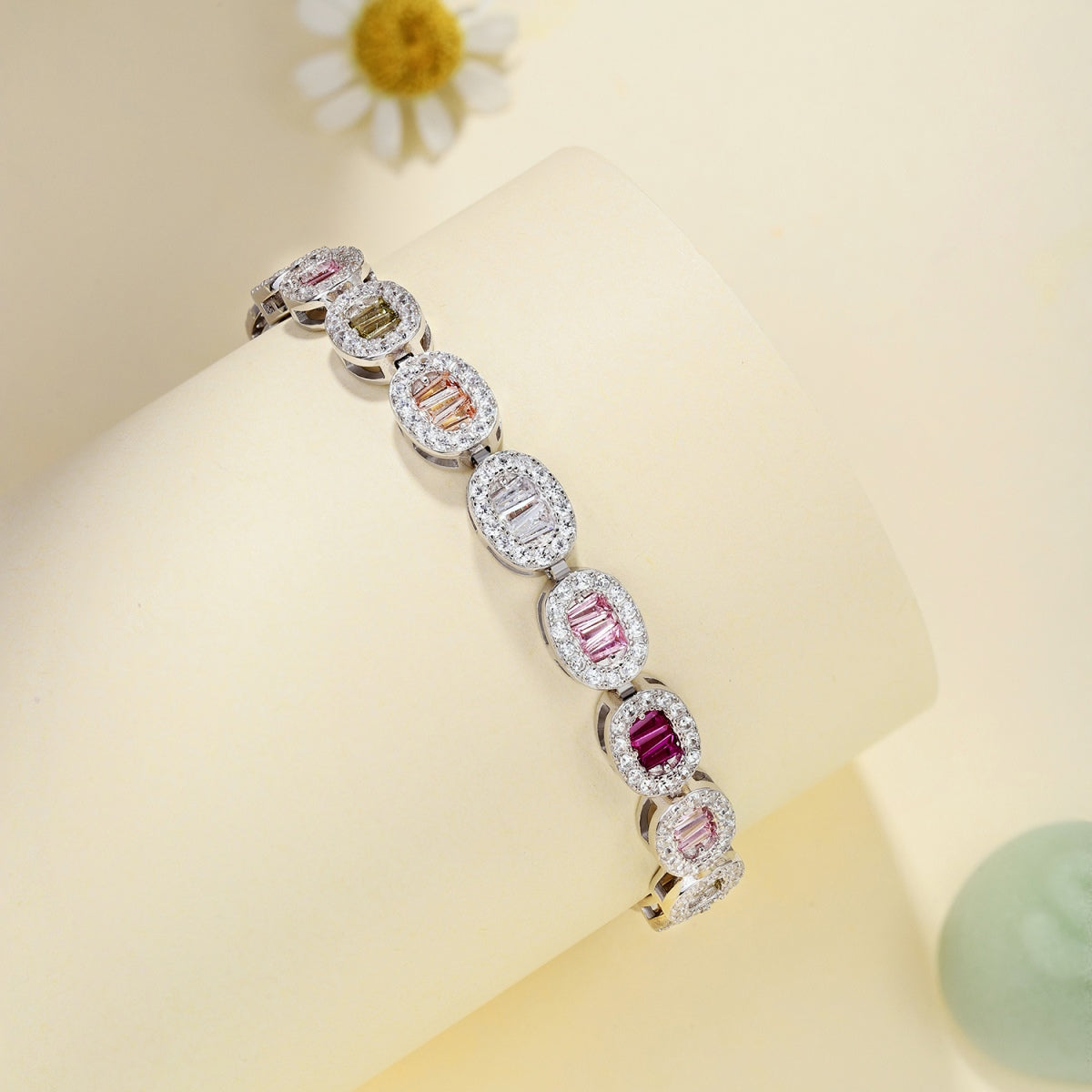 [Oramore Jewelry]Exquisite Ornate Emerald Cut Daily Bracelet
