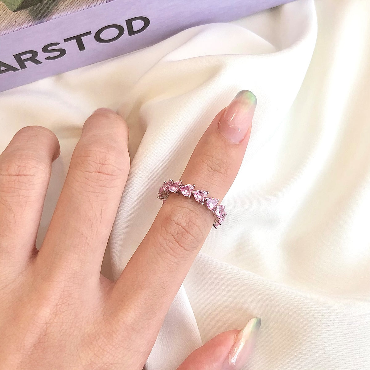 [Oramore  Jewelry]0.25 Carat Radiant Romance Heart Cut Lover Ring