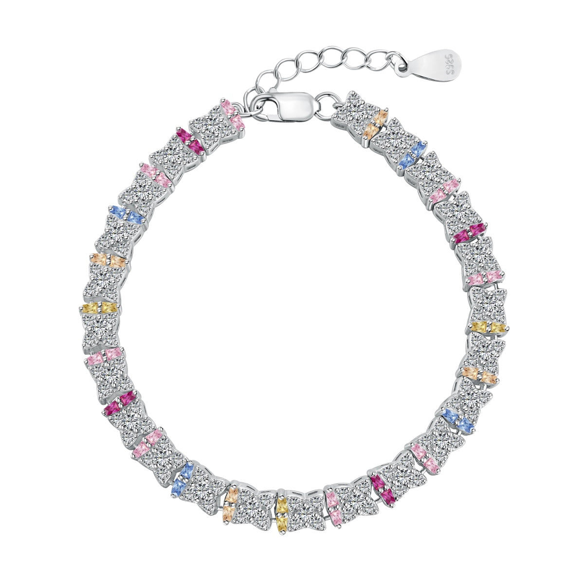 [Oramore Jewelry]Unique Colorful Flower Shape Daily Bracelet