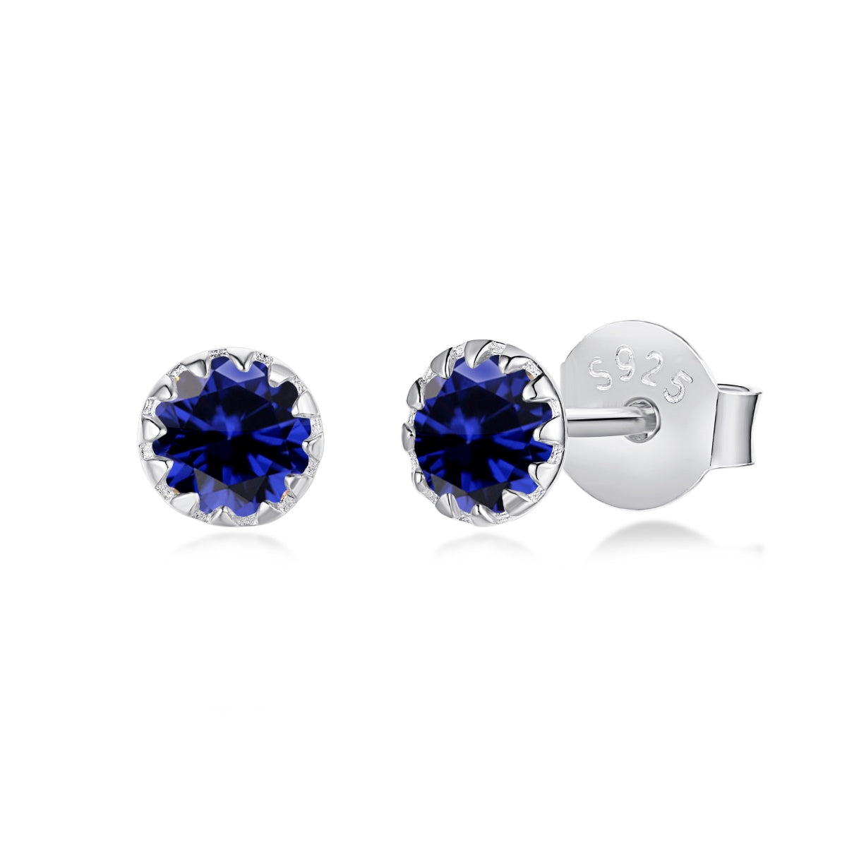 [Oramore Jewelry]Sparkling Colorful Round Shape Earrings