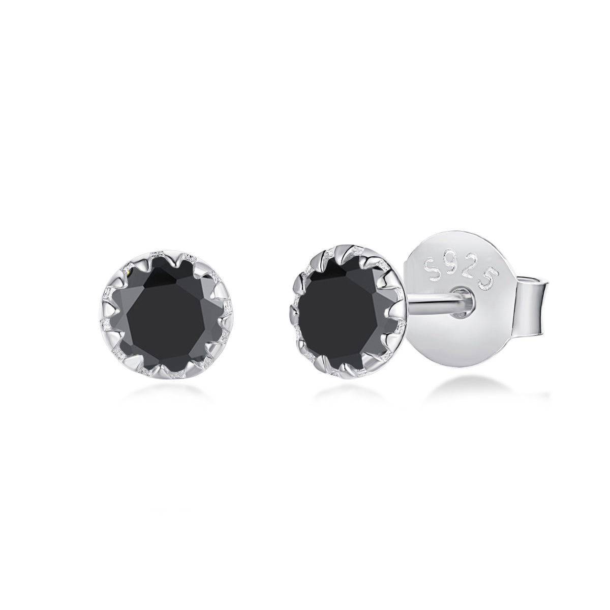 [Oramore Jewelry]Sparkling Colorful Round Shape Earrings