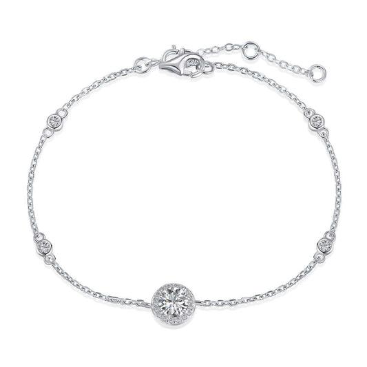 [Oramore Jewelry]Dazzling Round Cut Shape Bracelet