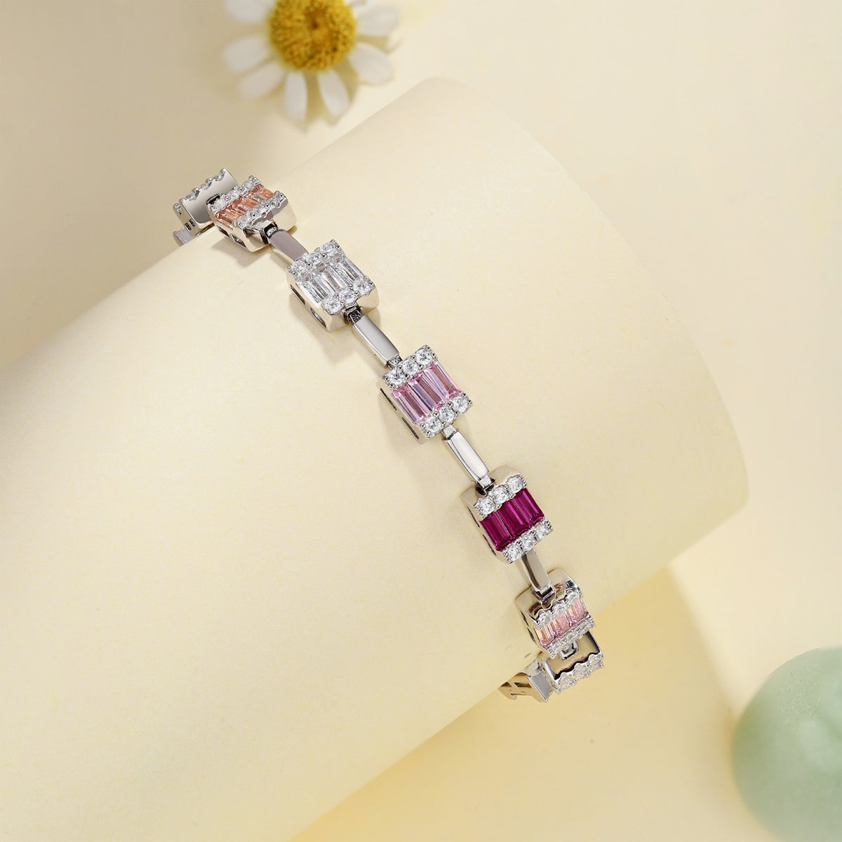 [Oramore Jewelry]Dainty Charming Emerald Cut Daily Bracelet