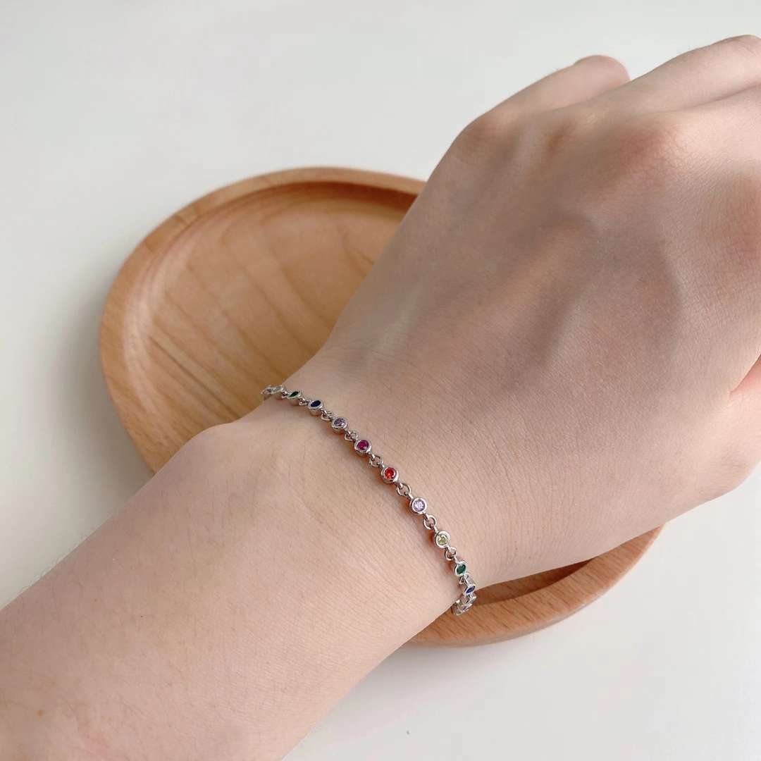 [Oramore Jewelry]Colorful Bead Array Bracelet