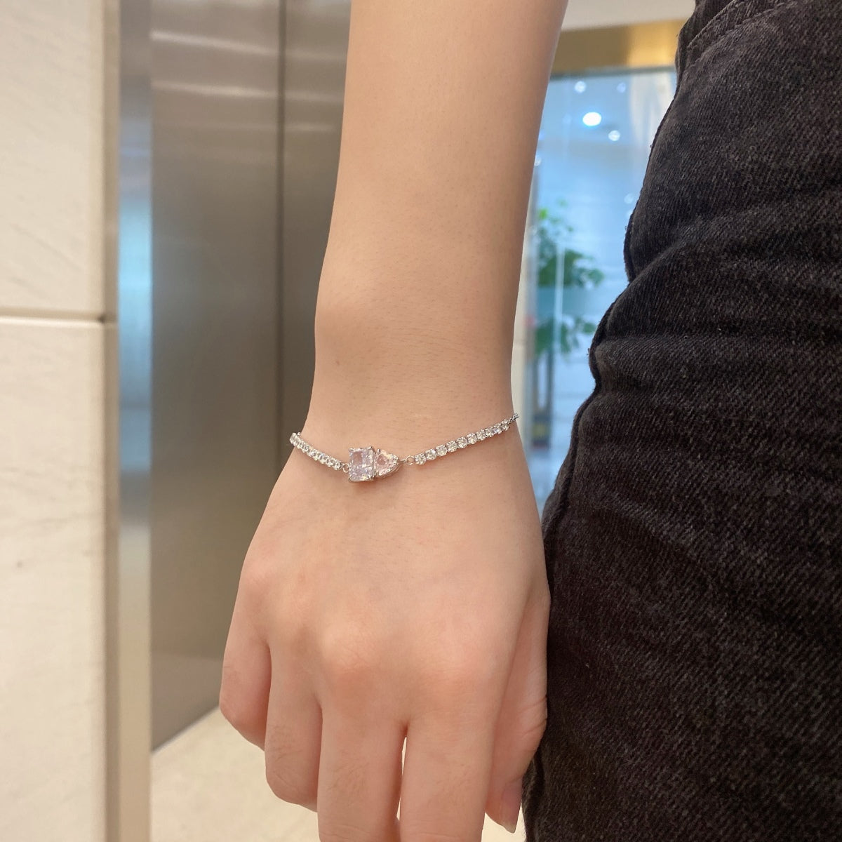 [Oramore Jewelry]Dazzling Unique Multi Shape Lover Bracelet