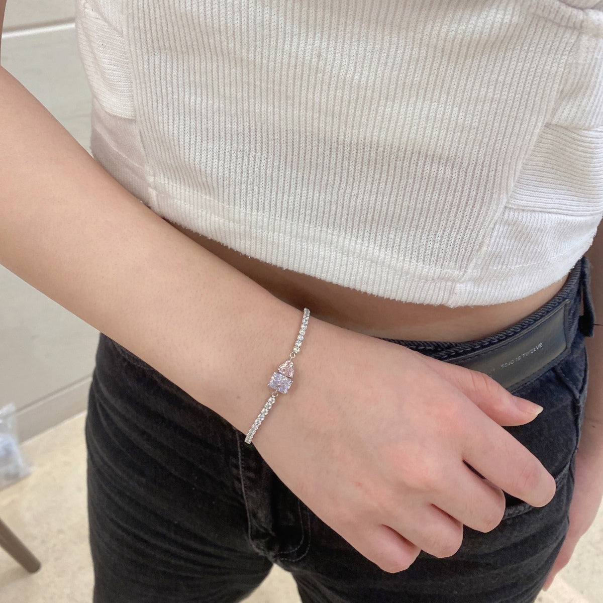 [Oramore Jewelry]Dazzling Unique Multi Shape Lover Bracelet