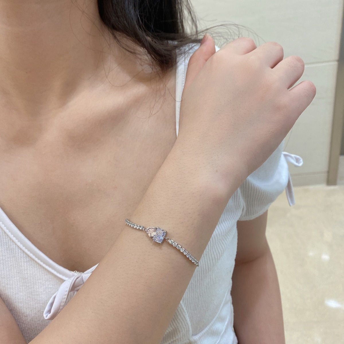 [Oramore Jewelry]Dazzling Unique Multi Shape Lover Bracelet
