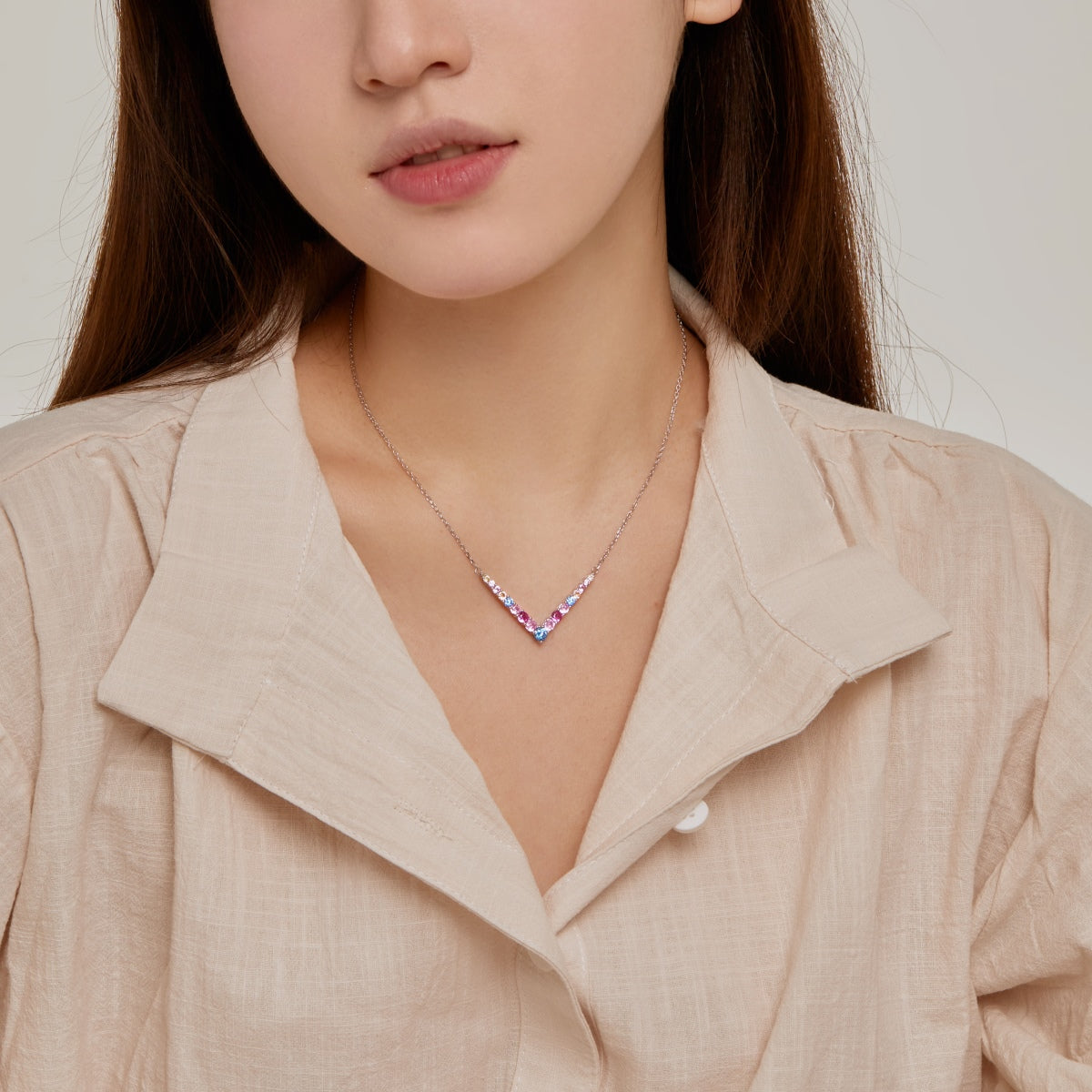 [Oramore Jewelry]Ornate Round Cut Necklace