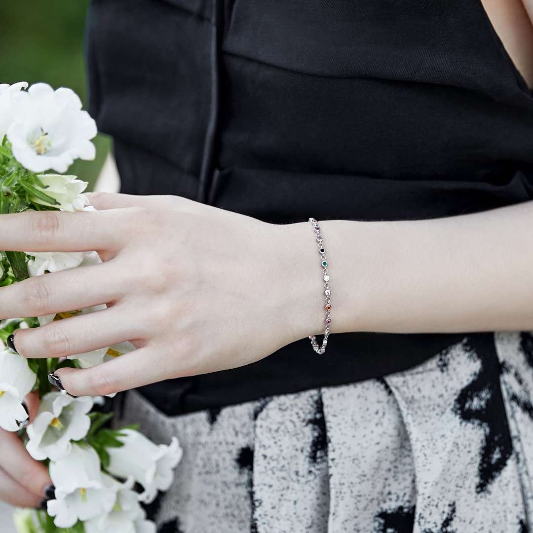 [Oramore Jewelry]Colorful Bead Array Bracelet