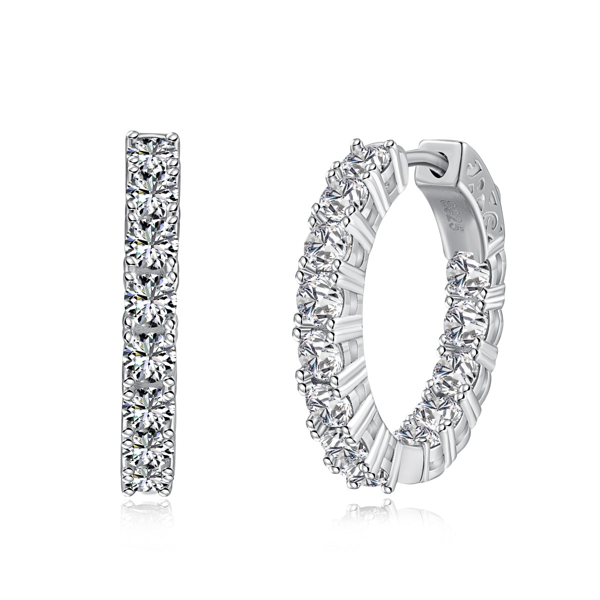 [Oramore Jewelry]Unique Round Cut Daily Earrings