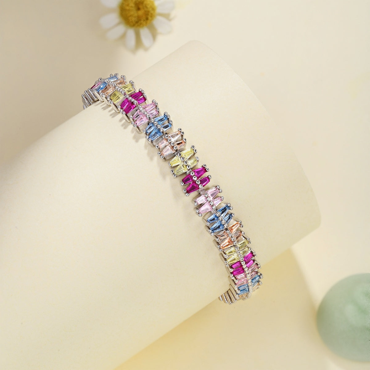 [Oramore Jewelry]Sparkling Exquisite Multi Cut Party Bracelet