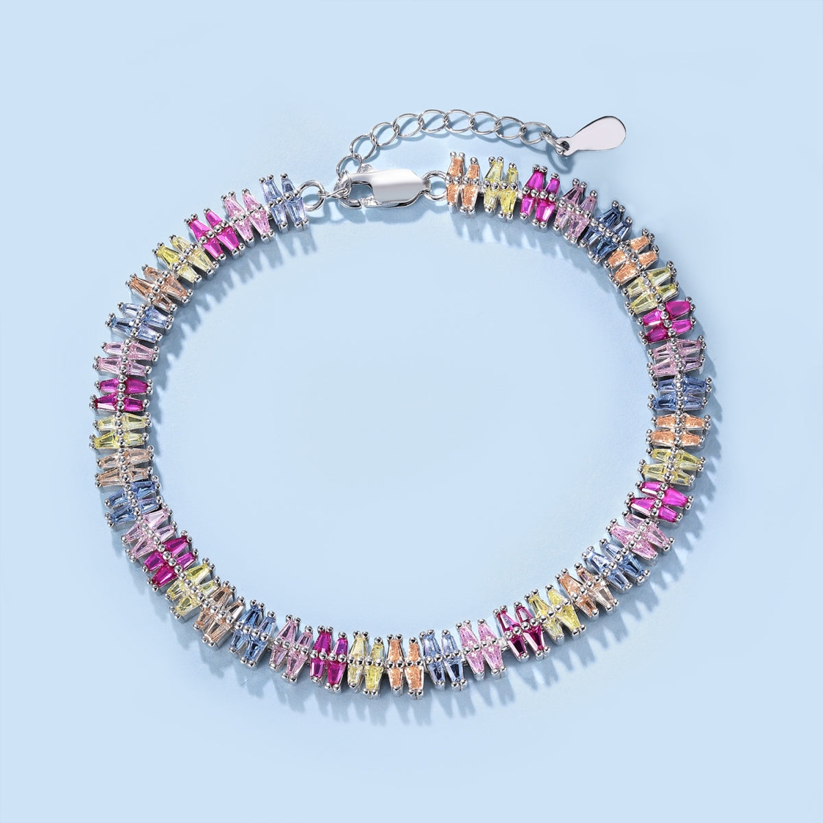 [Oramore Jewelry]Sparkling Exquisite Multi Cut Party Bracelet