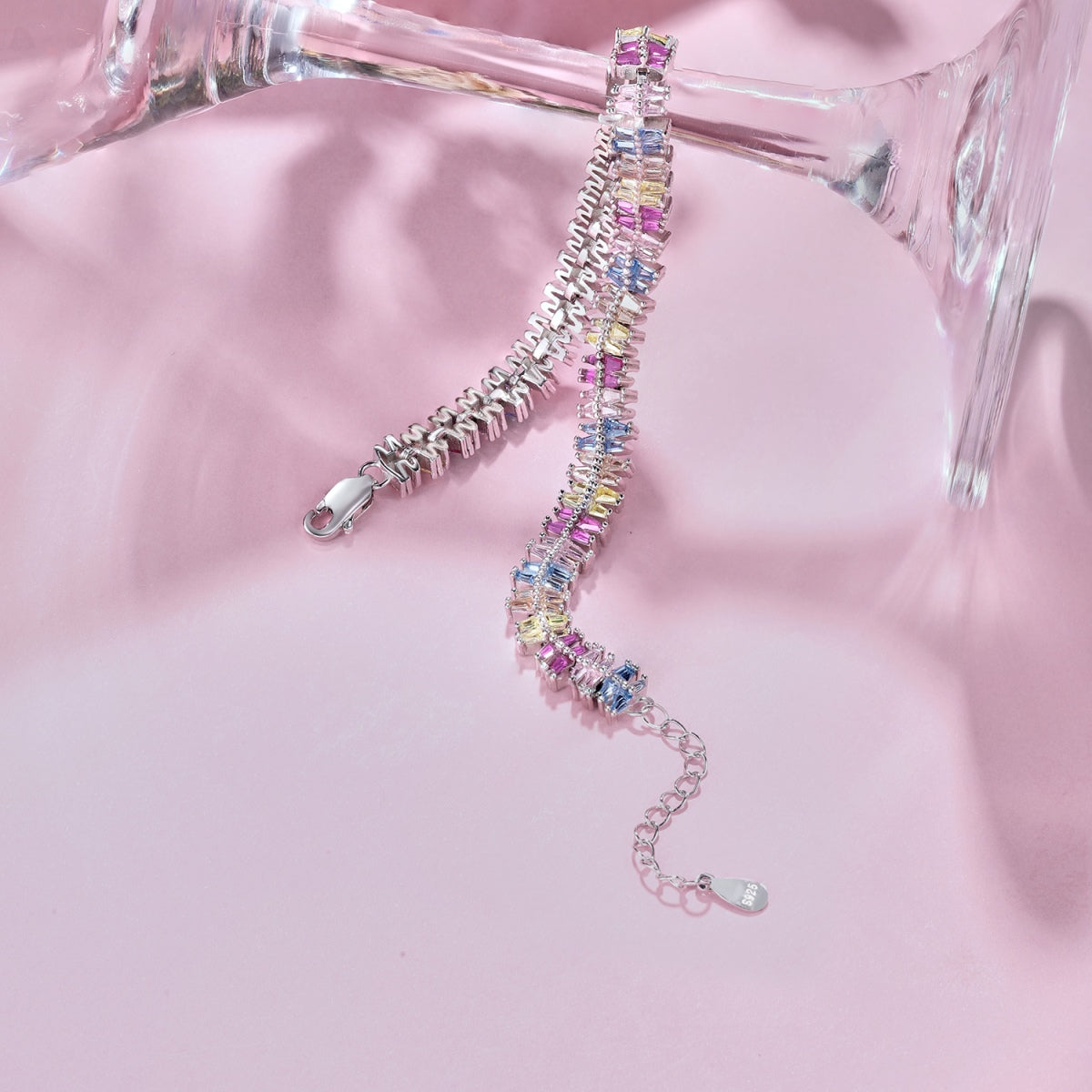 [Oramore Jewelry]Sparkling Exquisite Multi Cut Party Bracelet
