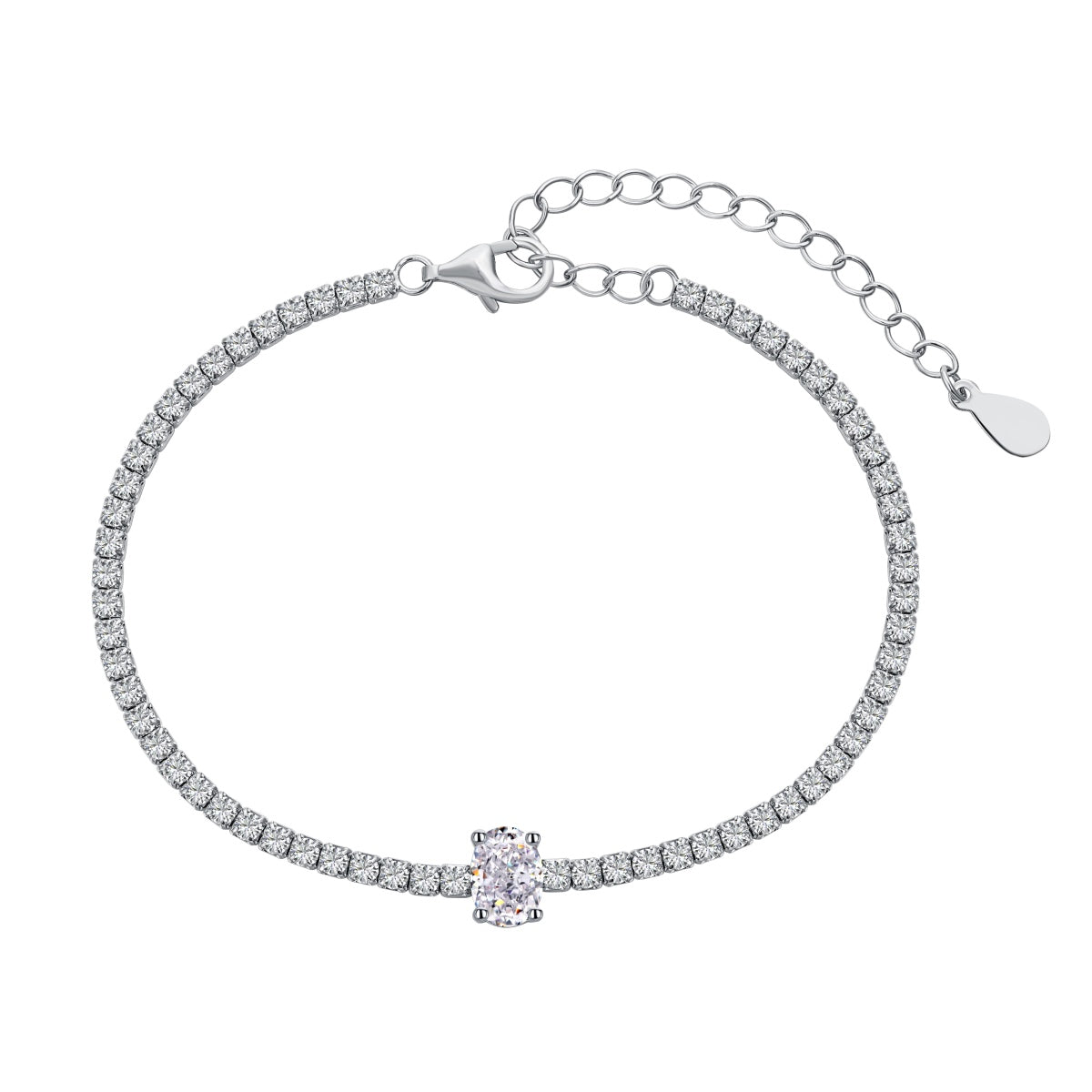 [Oramore Jewelry]0.75 Carat Exquisite Oval Cut Daily Bracelet
