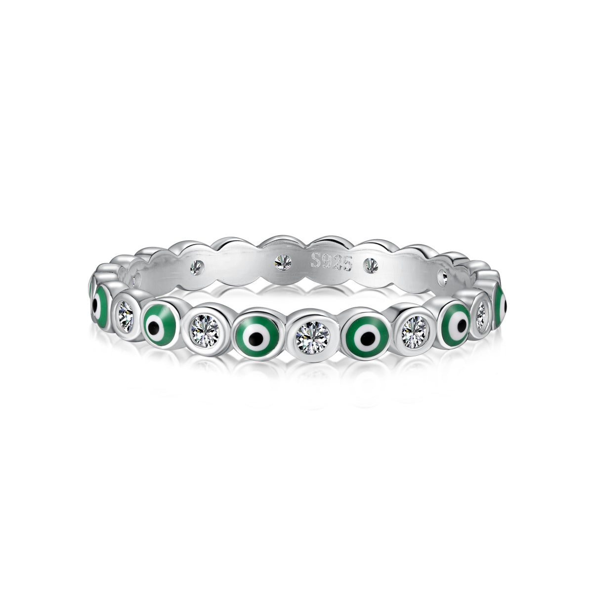 [Oramore Jewelry]Sparkling Vibrant Round Shape Daily Ring