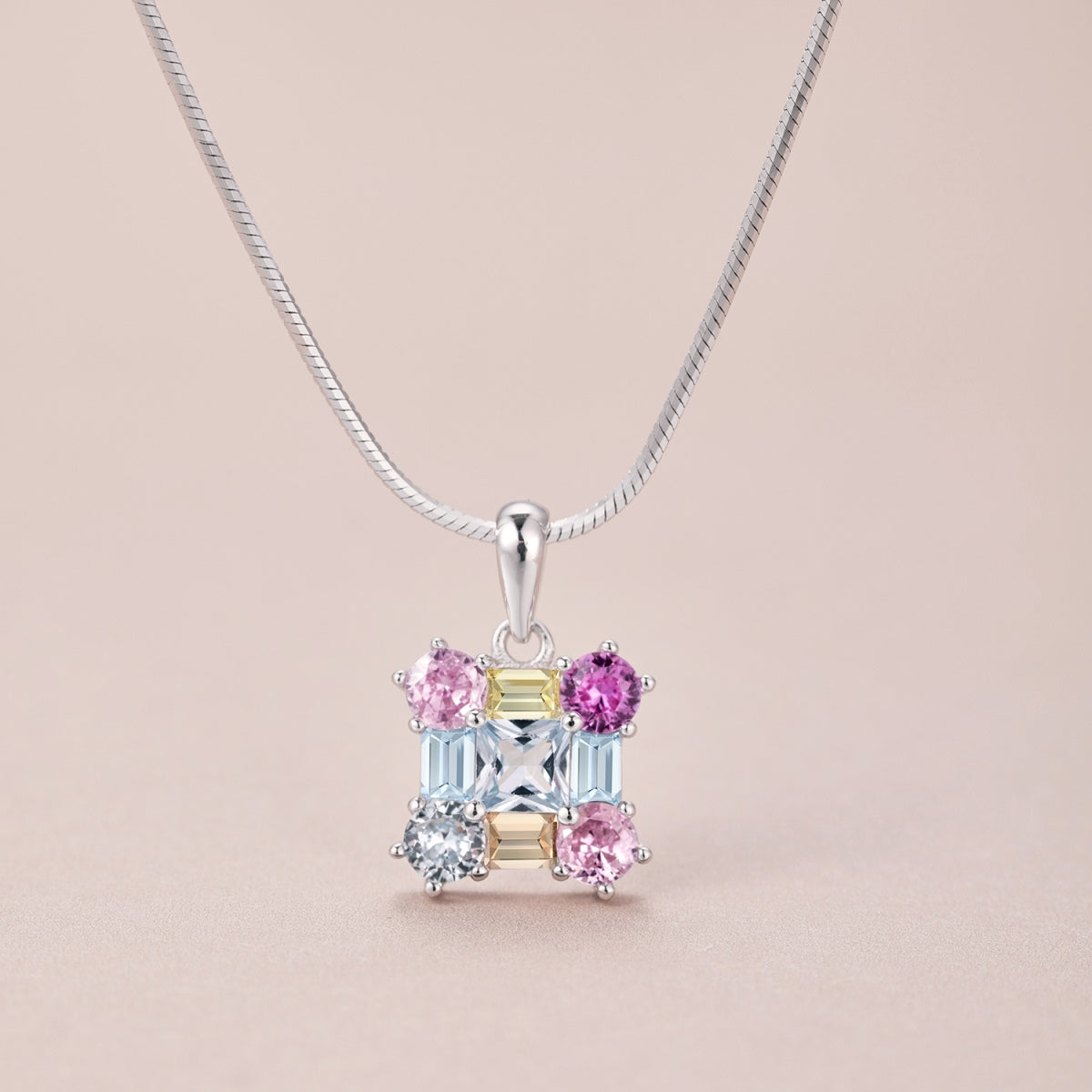 [Oramore Jewelry]Gorgeous Multi Colorful Necklace
