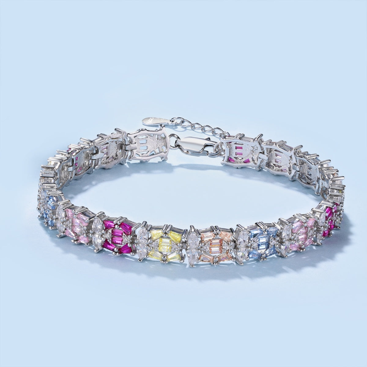 [Oramore Jewelry]Delicate Colorful Multi Cut Party Bracelet