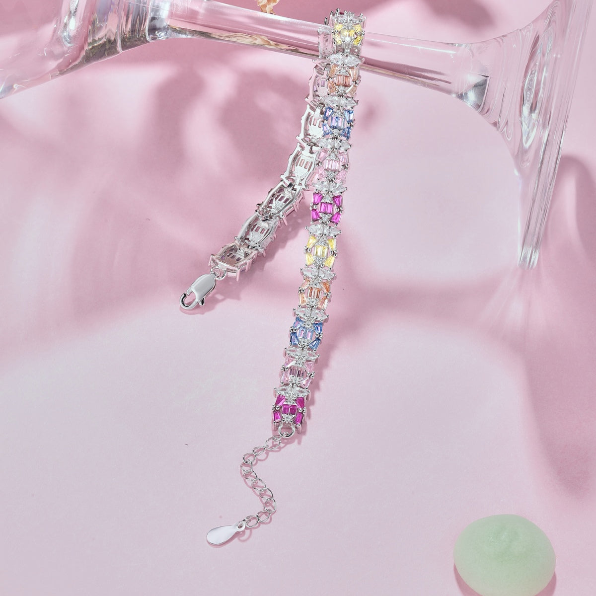 [Oramore Jewelry]Delicate Colorful Multi Cut Party Bracelet