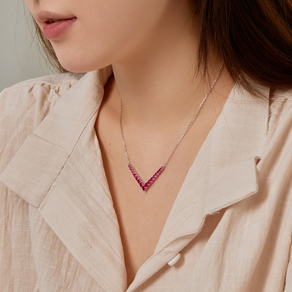 [Oramore Jewelry]Ornate Round Cut Necklace