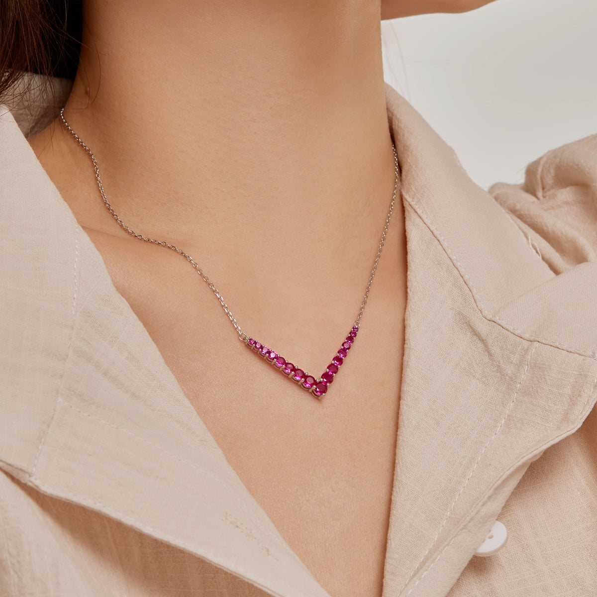 [Oramore Jewelry]Ornate Round Cut Necklace