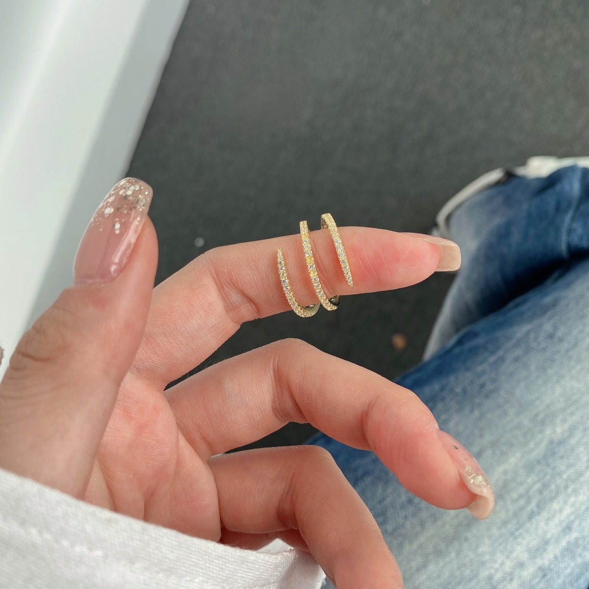 [Oramore Jewelry]Unique Vibrant Entangle Daily Ring