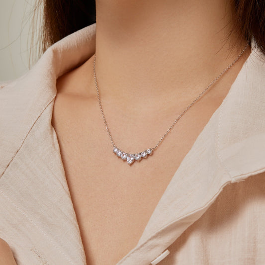 [Oramore Jewelry]Dainty Colorful Heart Necklace
