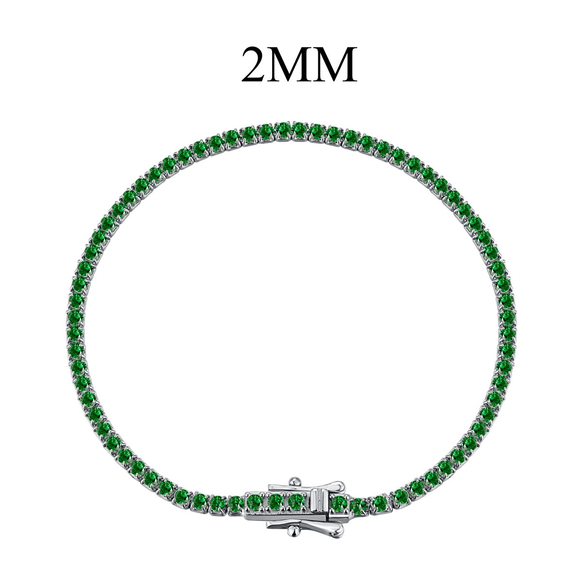 [Oramore jewelry]Radiant Colorful Round Cut Party Bracelet