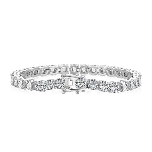 [Oramore Jewelry]Ornate Sparkling Round Cut Wedding Bracelet