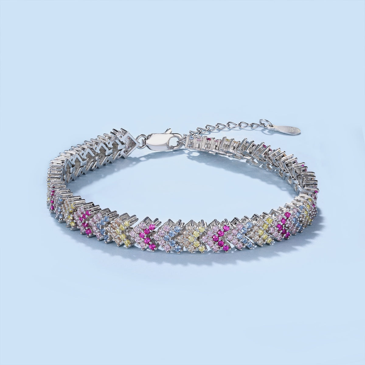 [Oramore Jewelry]Ornate Sparkling Round Cut Party Bracelet