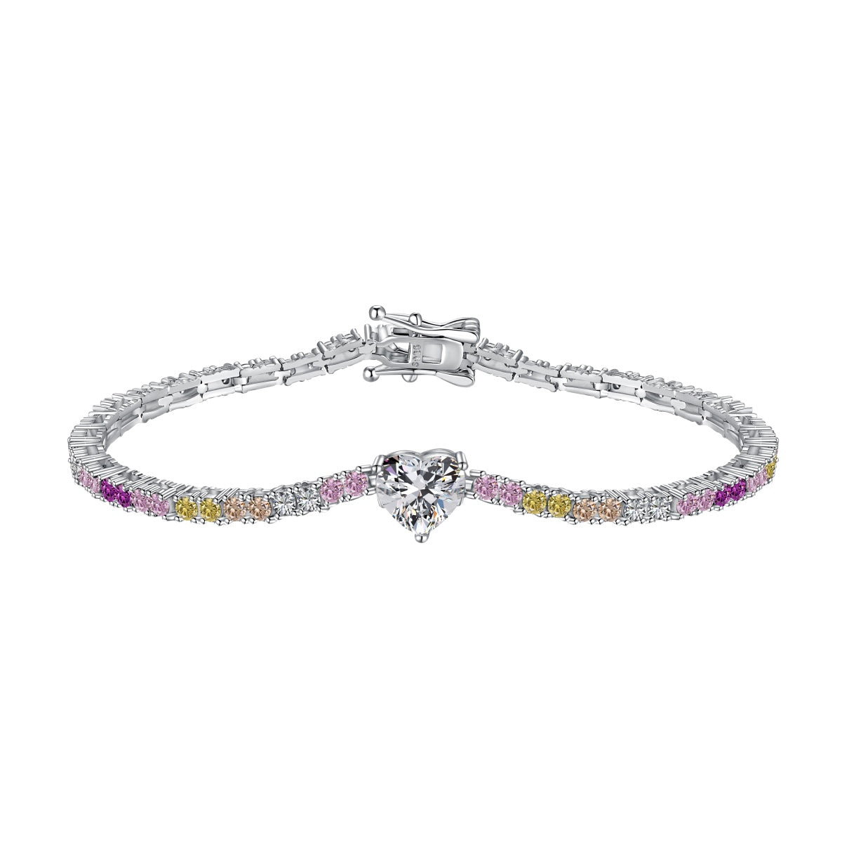 [Oramore Jewelry]Delicate Romantic Heart Shape Lover Bracelet