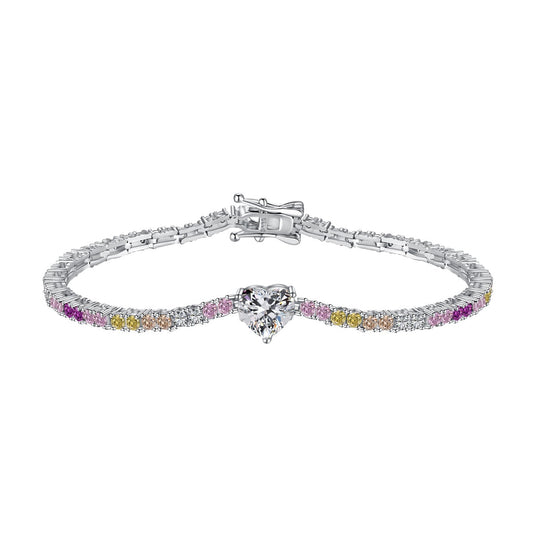 [Oramore Jewelry]Delicate Romantic Heart Shape Lover Bracelet