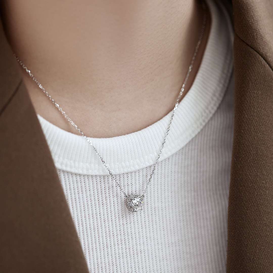 [Oramore Jewelry]Luxurious Round Cut Necklace