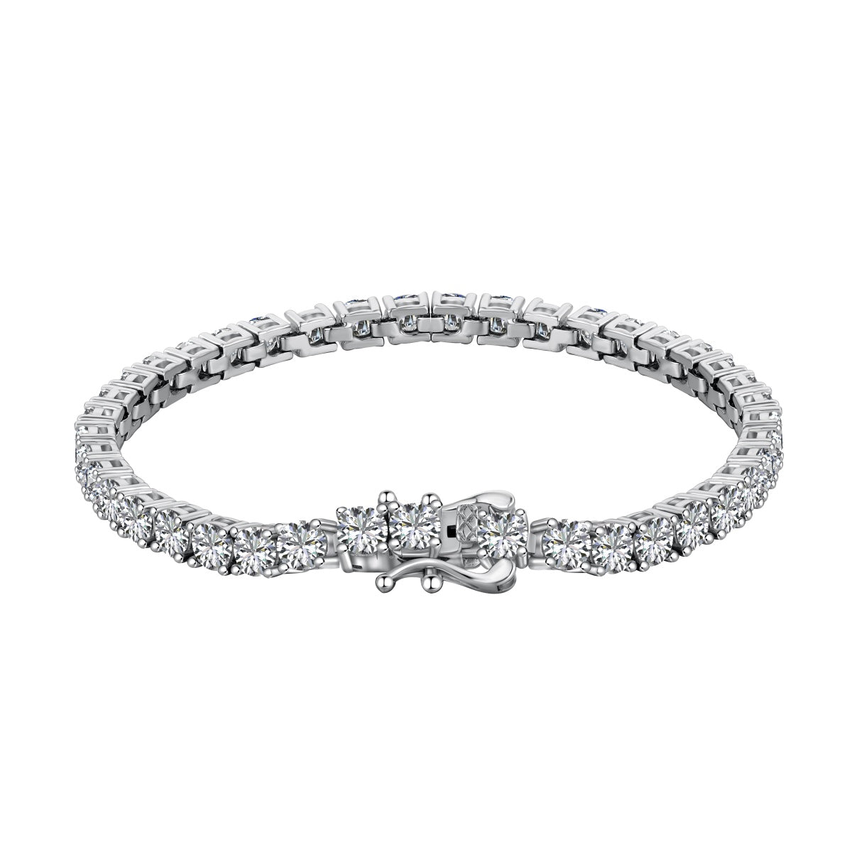 [Oramore Jewelry]Luxurious Ornate Round Cut Tennis Bracelet