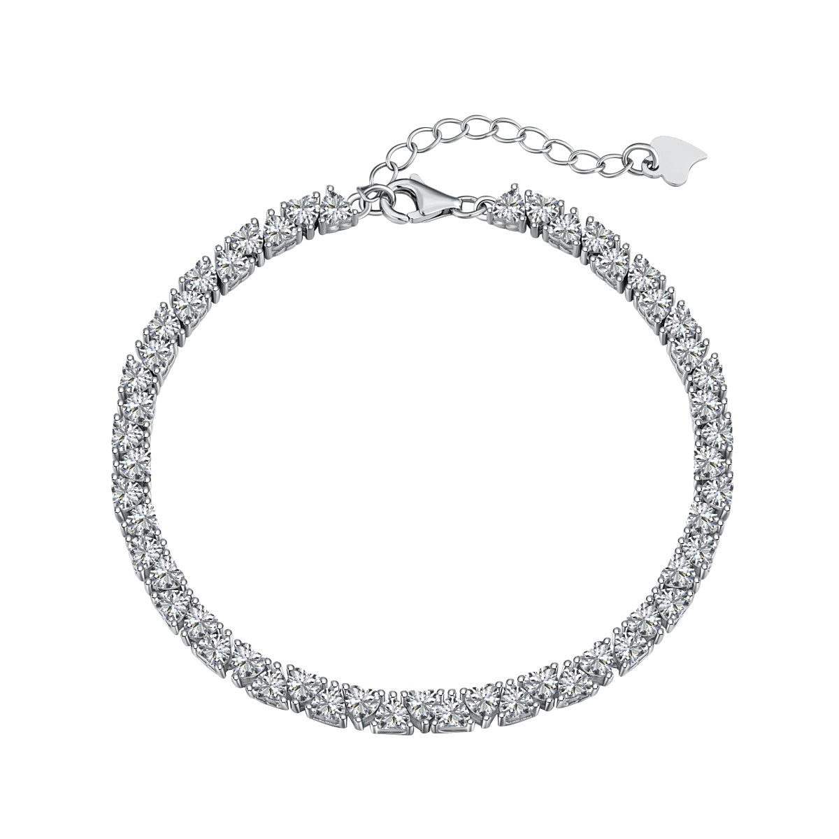 [Oramore Jewelry]Dazzling Romantic Heart Shape Lover Bracelet