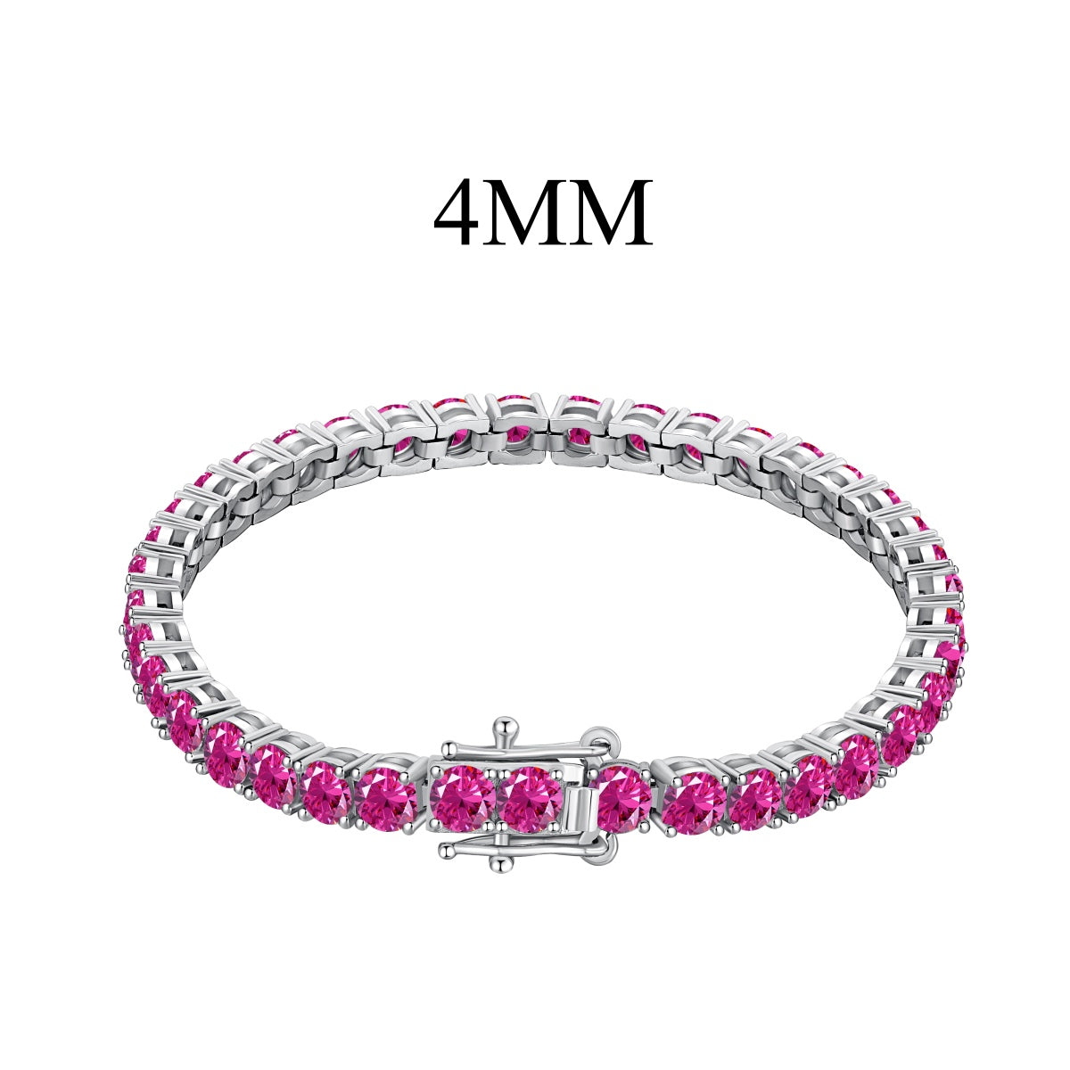 [Oramore Jewelry]Radiant Colorful Round Cut Party Bracelet