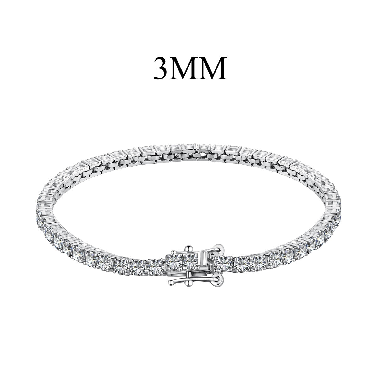 [Oramore Jewelry]Radiant Colorful Round Cut Party Bracelet