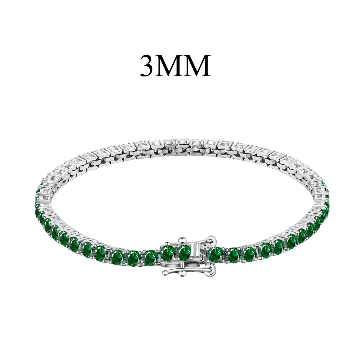 [Oramore Jewelry]Radiant Colorful Round Cut Party Bracelet