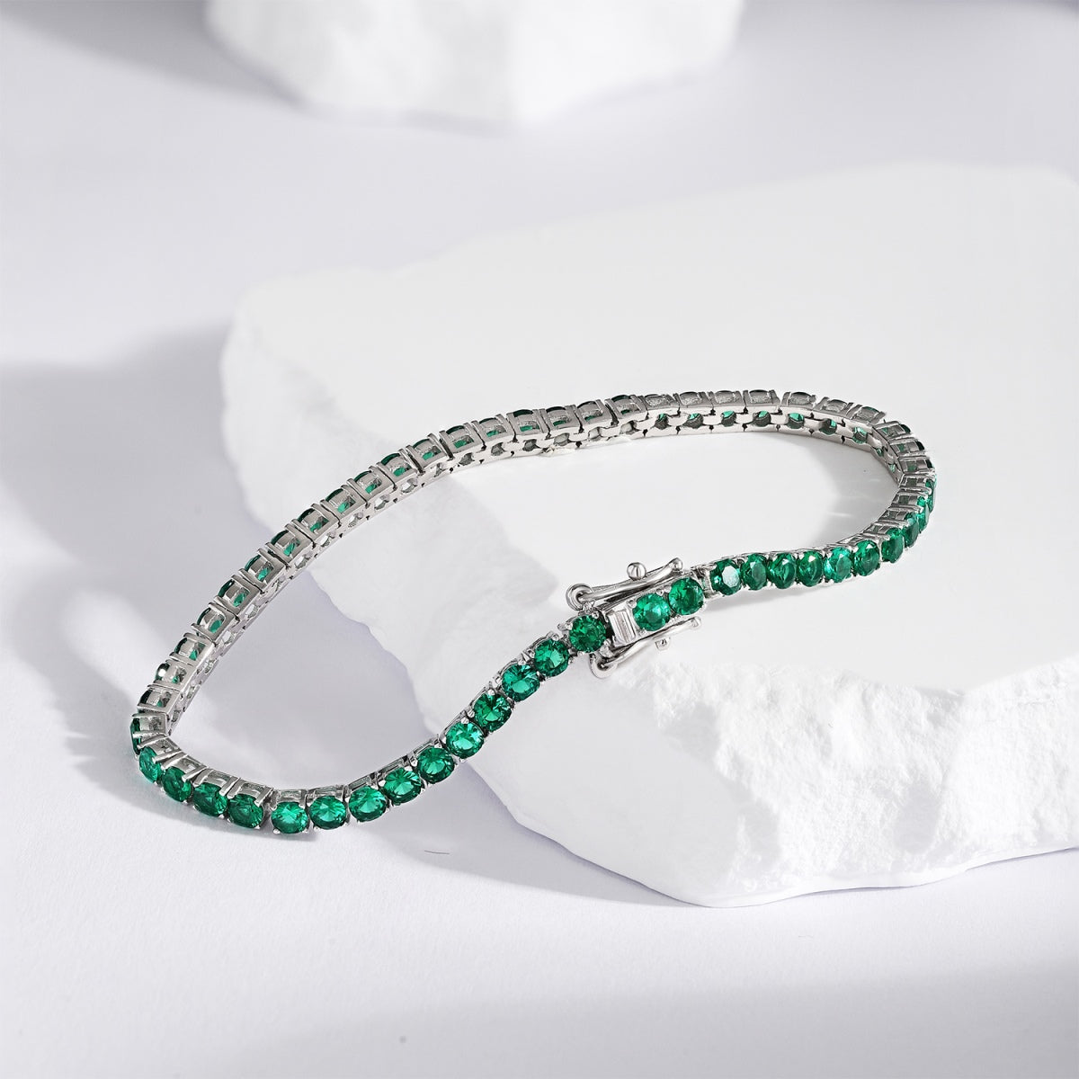 [Oramore Jewelry]Radiant Colorful Round Cut Party Bracelet