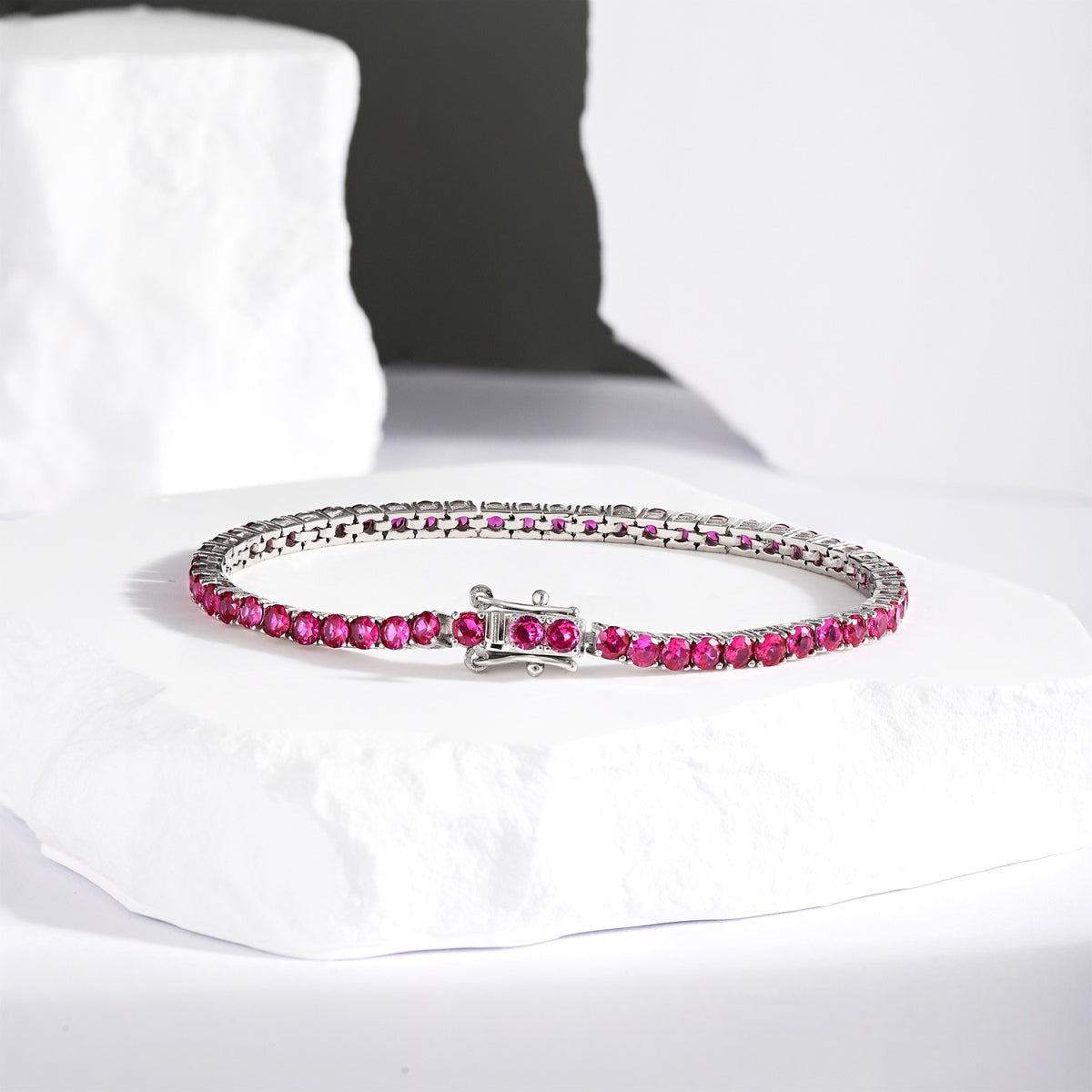[Oramore Jewelry]Radiant Colorful Round Cut Party Bracelet